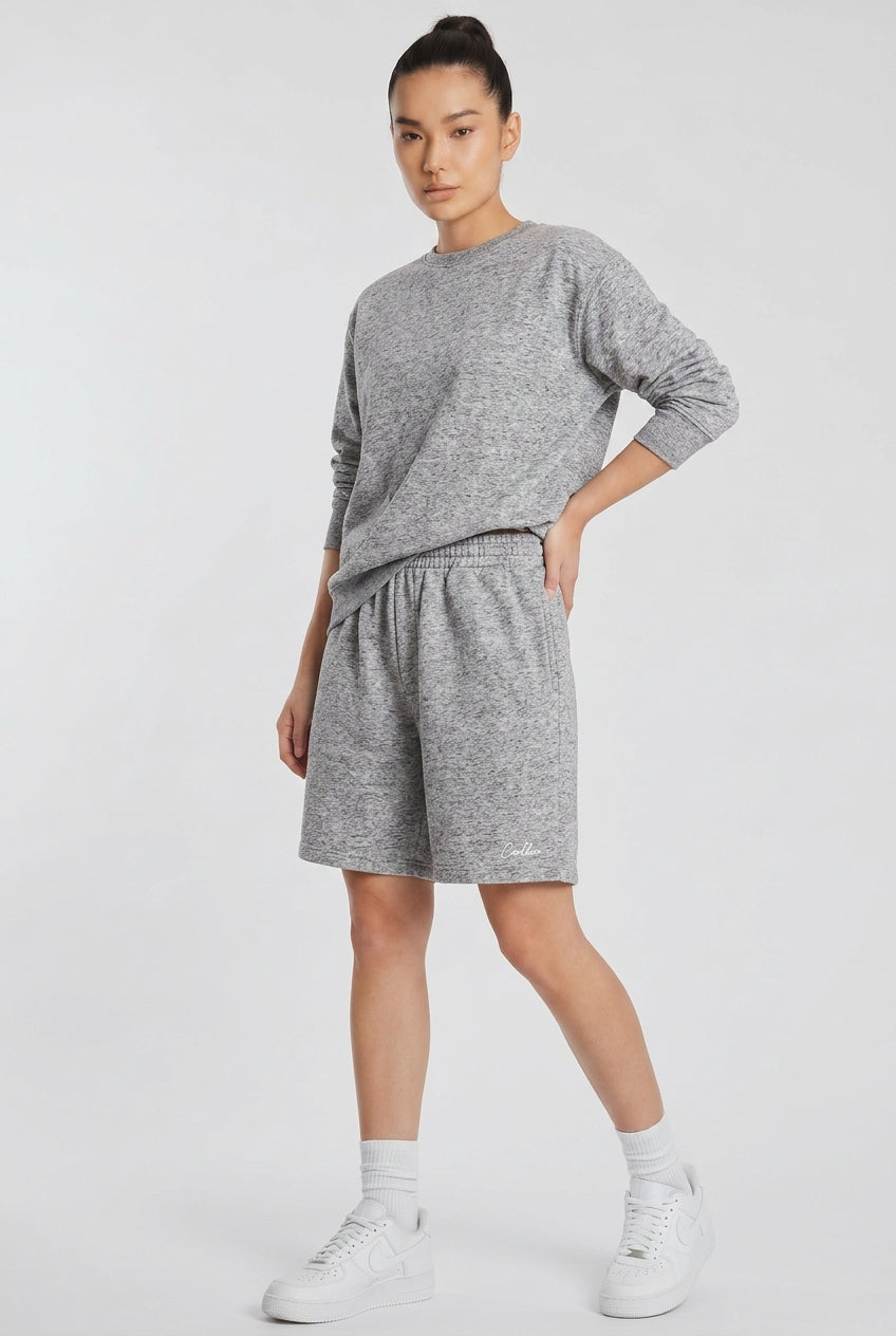 Cool Bee Regular Fit Shorts Regular Gray for Women - Gray Regular Fit Casual Shorts India - Detail View