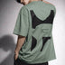 Perspective Graphic Tee Green