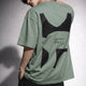 Perspective Graphic Tee Green