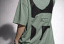 Perspective Graphic Tee Green