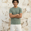 Essential Cotton Crew Neck T-Shirt Light Green