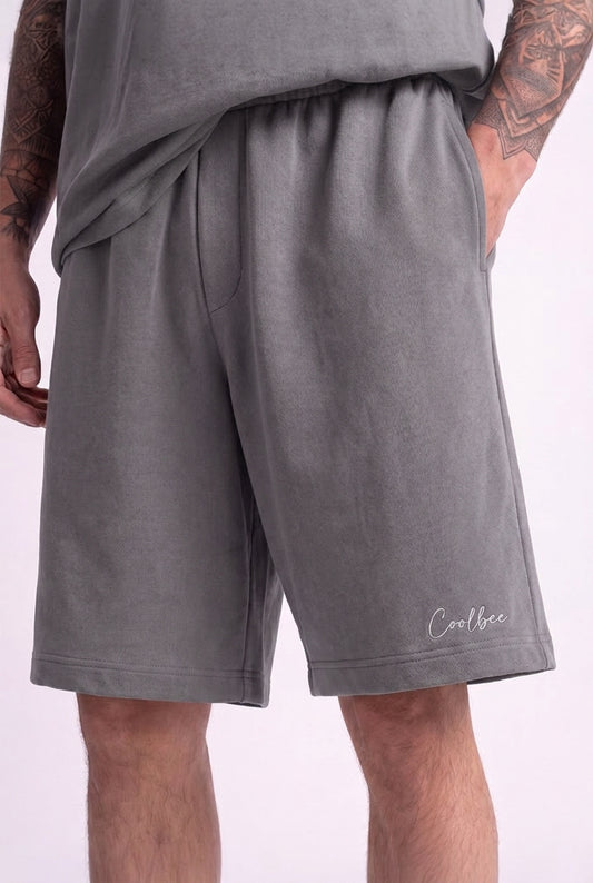 Cool Bee Regular Fit Shorts Gray for Men - Grey Shorts Summer Casual India