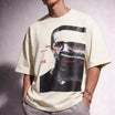 Glitch Portrait Tee Off White