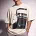 Glitch Portrait Tee Off White