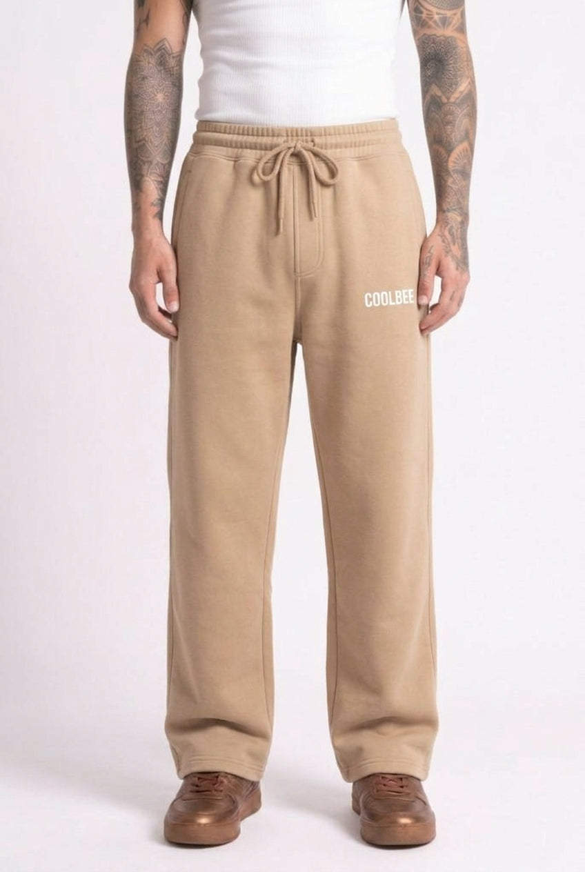 Cool Bee Joggers Beige for Men - Beige Joggers Casual Streetwear India