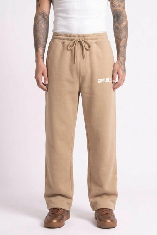 Cool Bee Joggers Beige for Men - Beige Joggers Casual Streetwear India