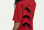 Orbital Drift Tee Red