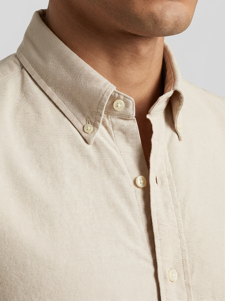 Essential Super Premium Oxford Shirt Beige