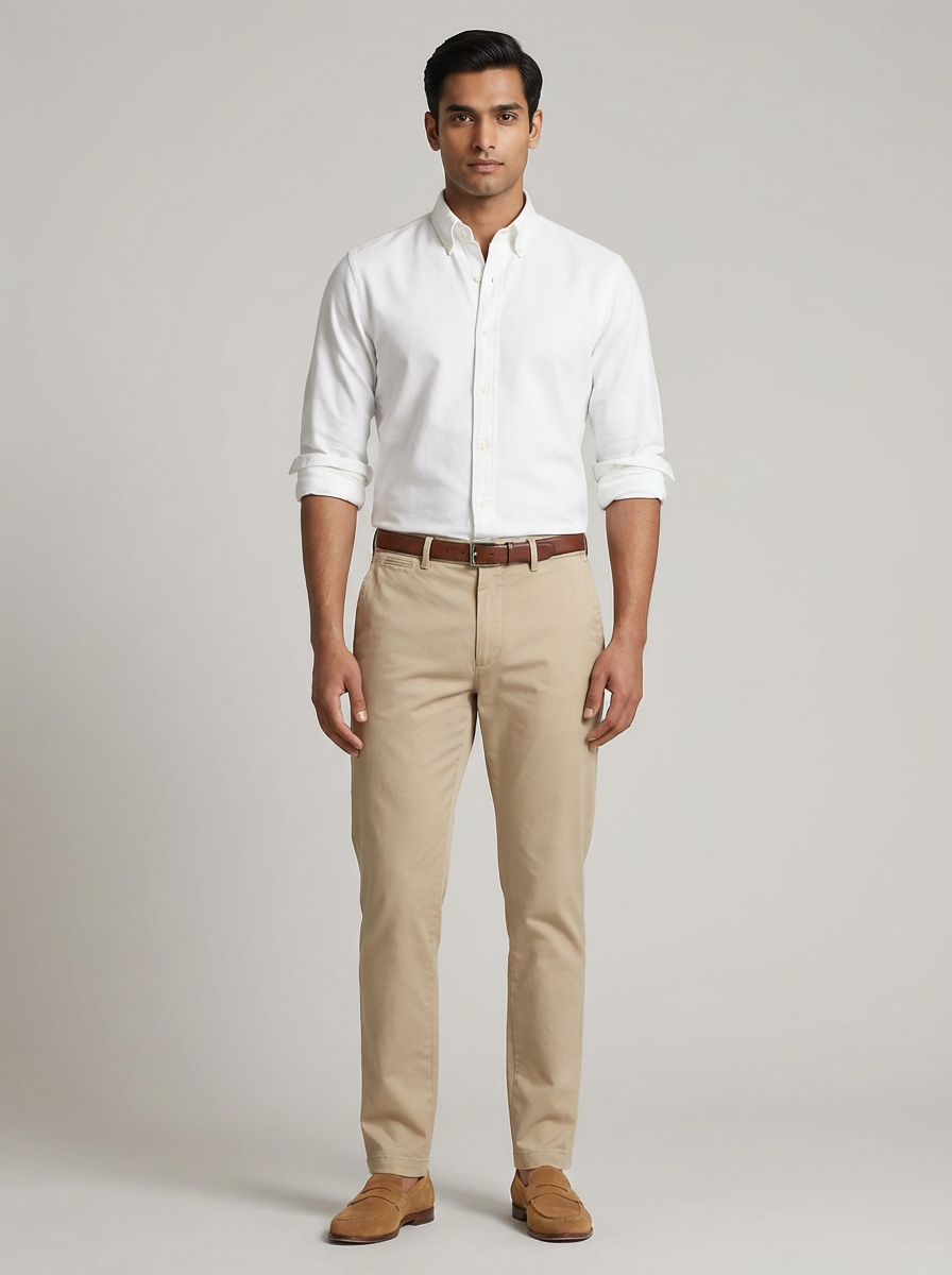 Essential Super Premium Oxford Shirt White