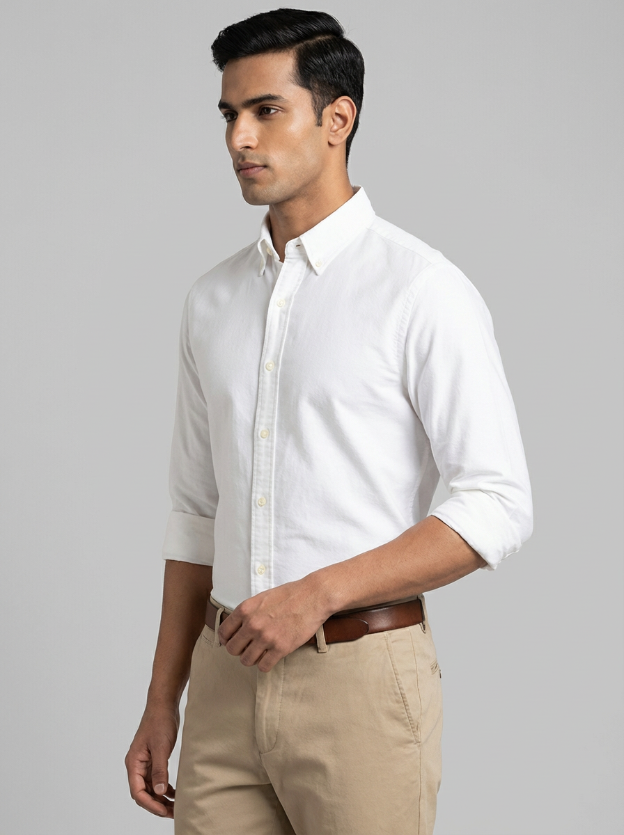 Essential Super Premium Oxford Shirt White