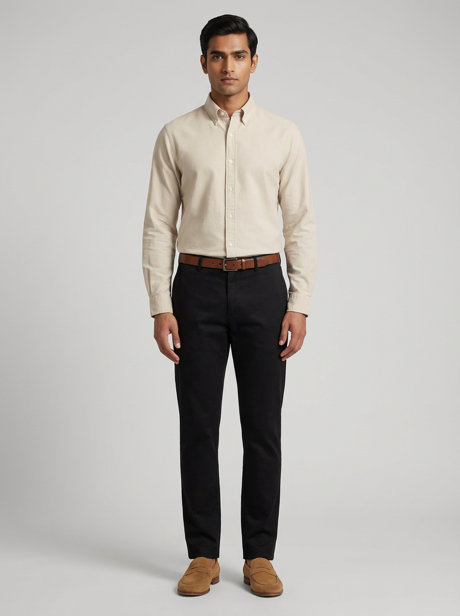 Essential Super Premium Oxford Shirt Beige