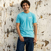 Essential Cotton Crew Neck T-Shirt Sky Blue