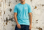 Essential Cotton Crew Neck T-Shirt Sky Blue