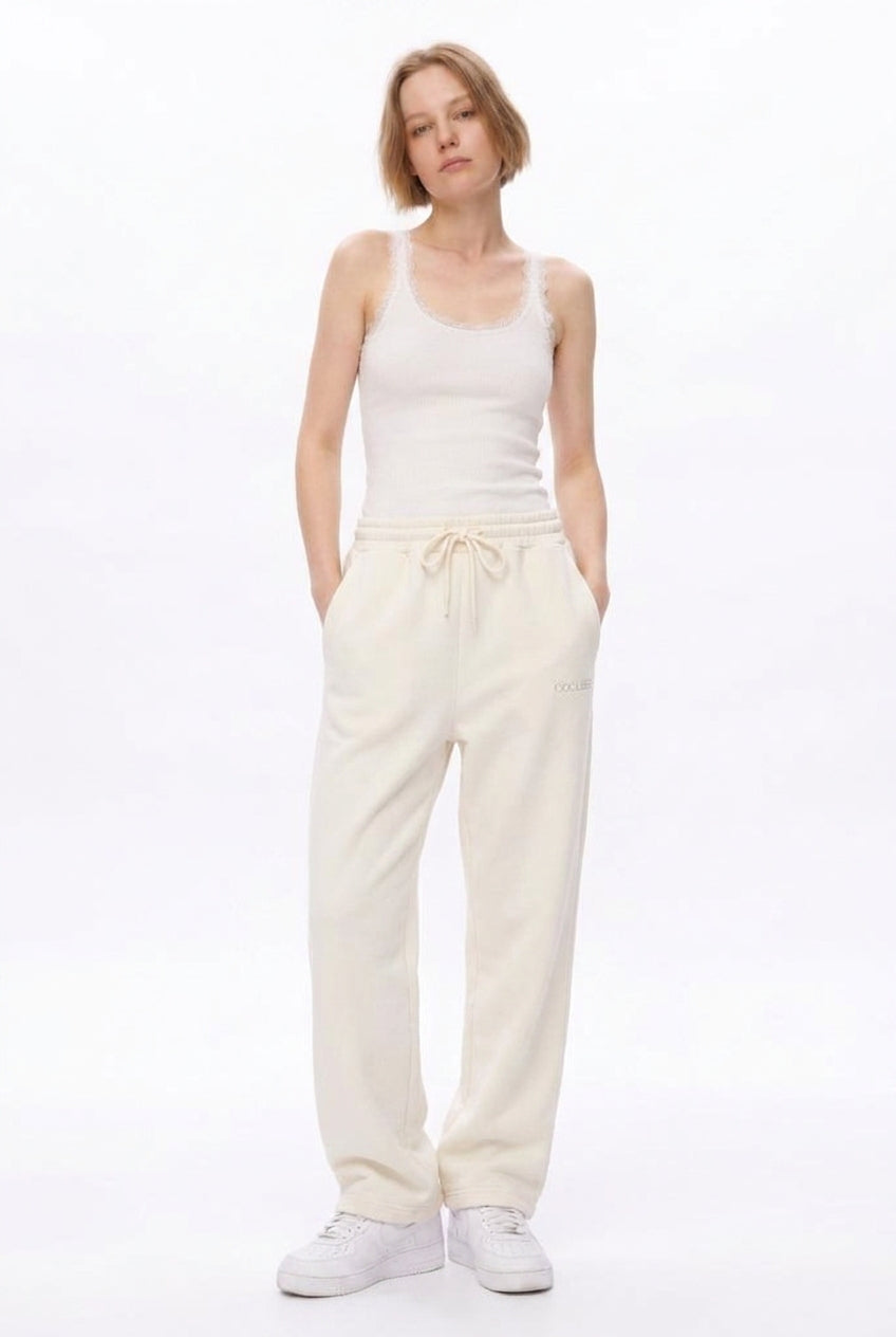 Cool Bee Joggers Off White for Women - Joggers Casual Streetwear India - Lifestyle View