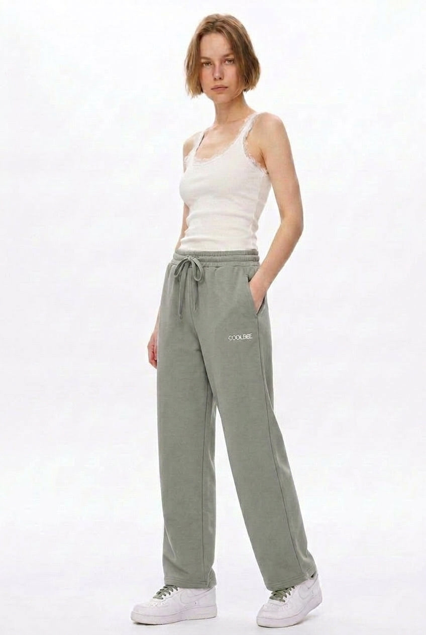 Cool Bee Joggers Green for Women - Joggers Casual Streetwear India - Lifestyle View
