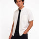 Oxford Casual Half Shirt White