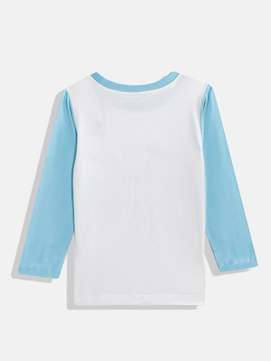 Coolbee Store Kids Boys Clothing Set - Off White (KBAW25ST10) – close-up fabric detail