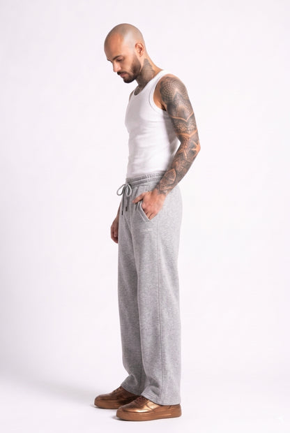 Cool Bee Joggers Gray Milange for Men - Joggers Casual Streetwear India - Lifestyle View
