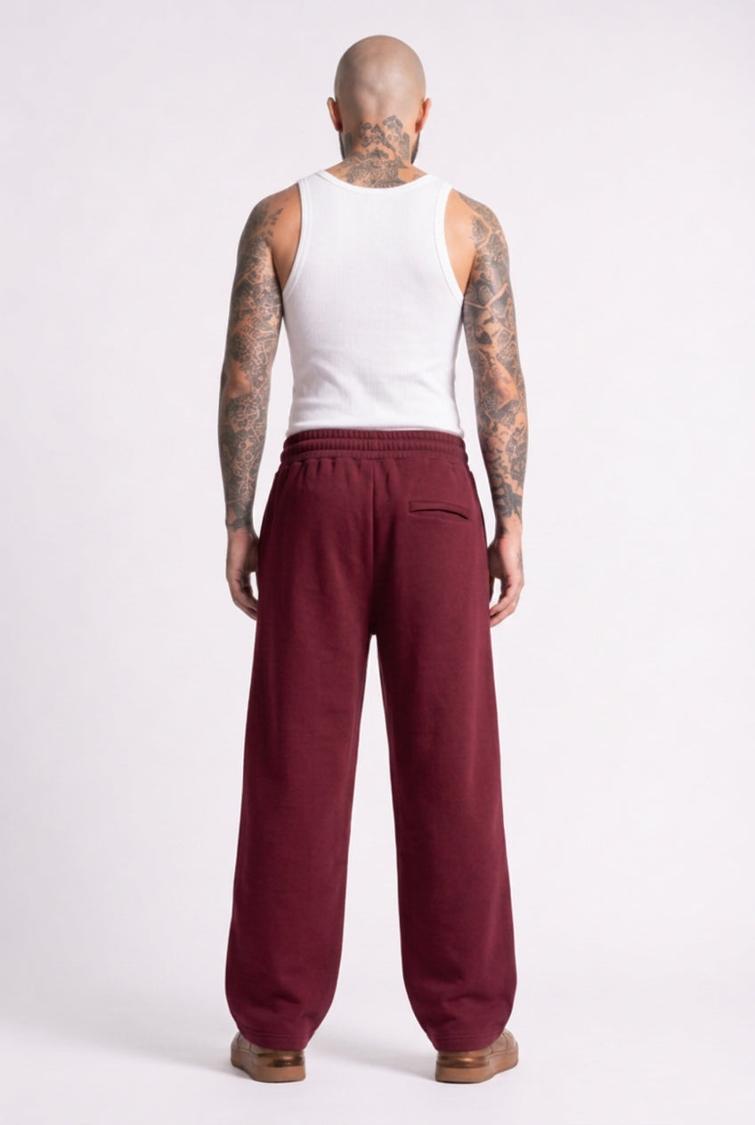 Cool Bee Joggers Maroon for Men - Maroon Joggers Casual Streetwear India - Lifestyle View