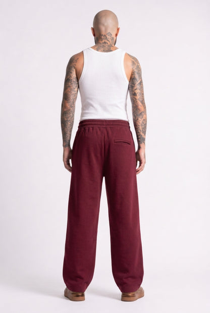 Cool Bee Joggers Maroon for Men - Maroon Joggers Casual Streetwear India - Lifestyle View