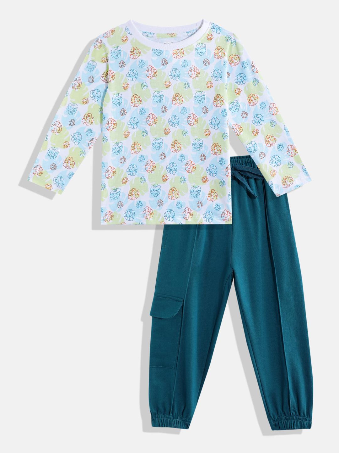 Coolbee Store Kids Boys Clothing Set - Off White (KBAW25ST8) – side view