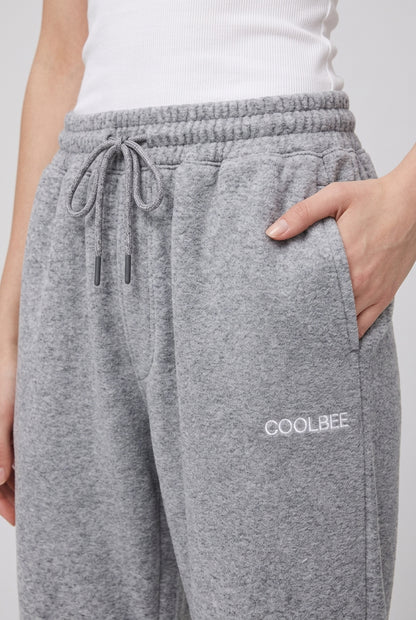 Cool Bee Joggers Gray Milange for Women - Joggers Casual Streetwear India - Back View