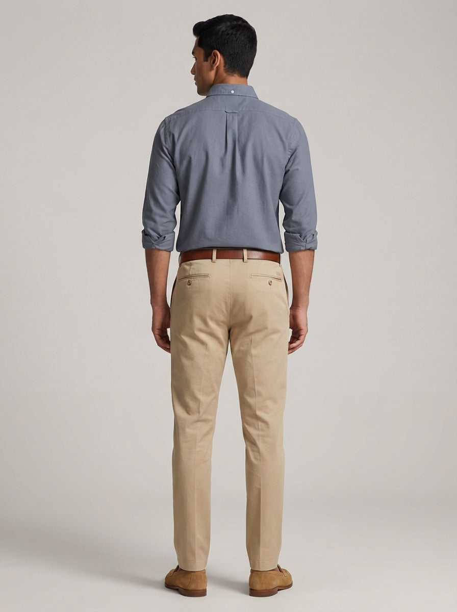 Essential Super Premium Oxford Shirt Grey