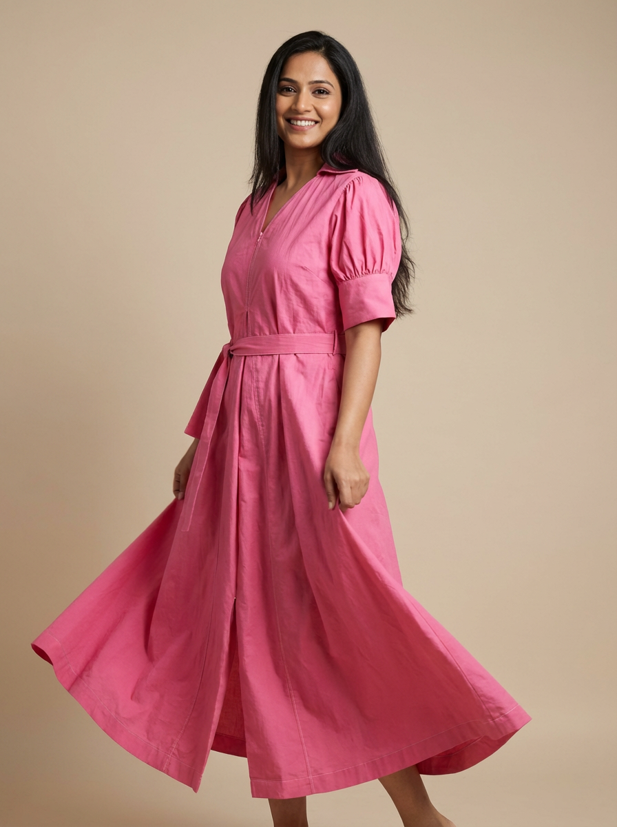 Blossom Belle Cotton Midi Dress | Cool Bee
