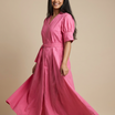 Blossom Belle Cotton Midi Dress | Cool Bee