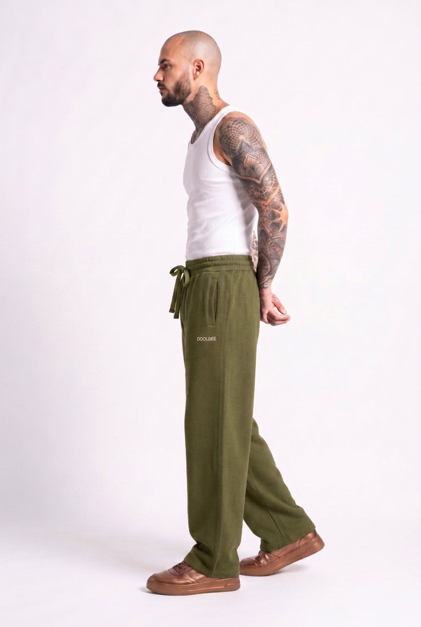 Cool Bee Joggers Olive Green for Men - Joggers Casual Streetwear India - Lifestyle View