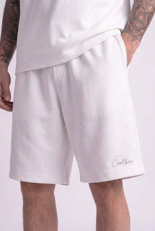 Cool Bee Regular Fit Shorts White for Men - White Shorts Summer Casual India