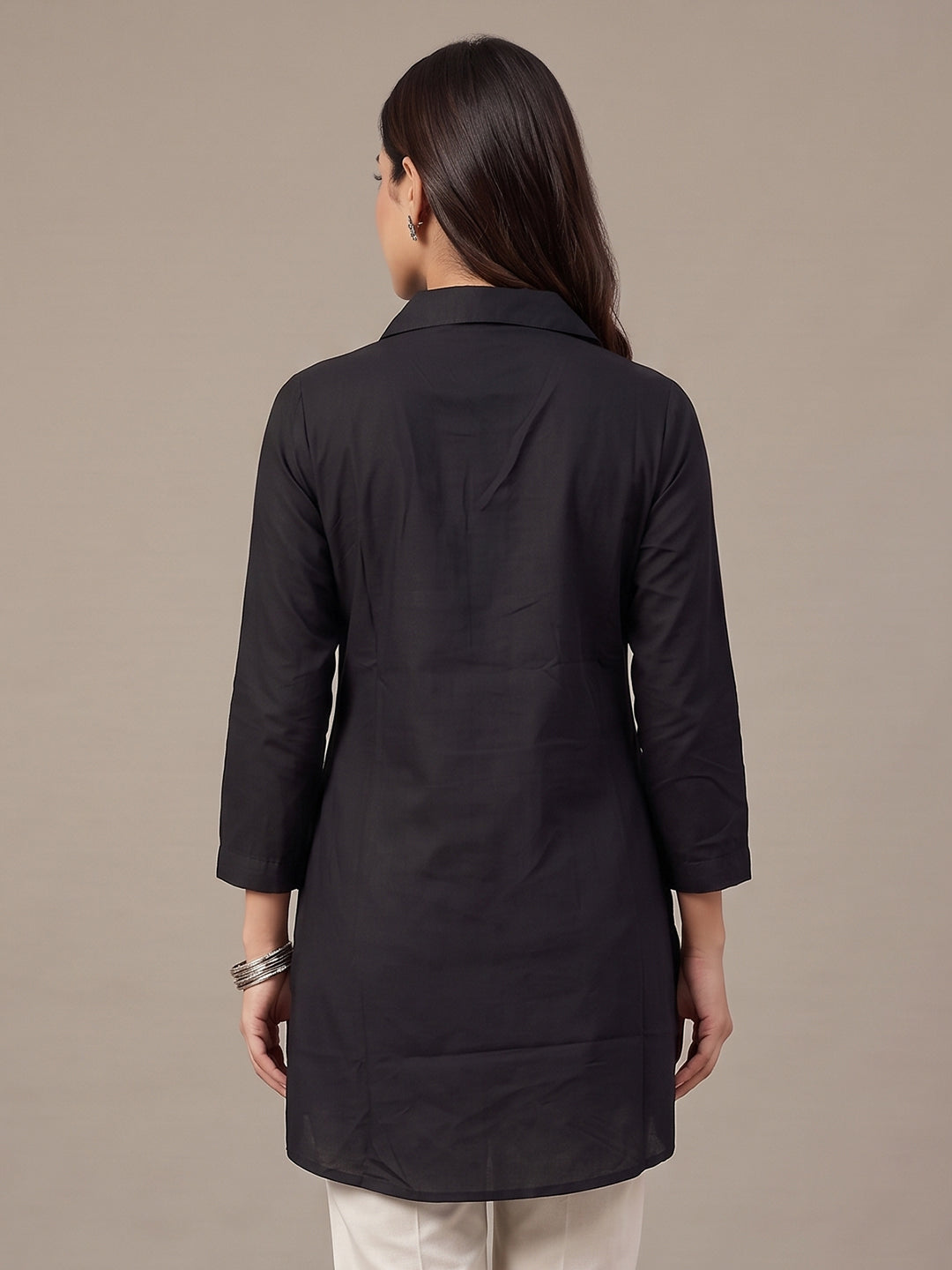 Cotton Kurti - Black