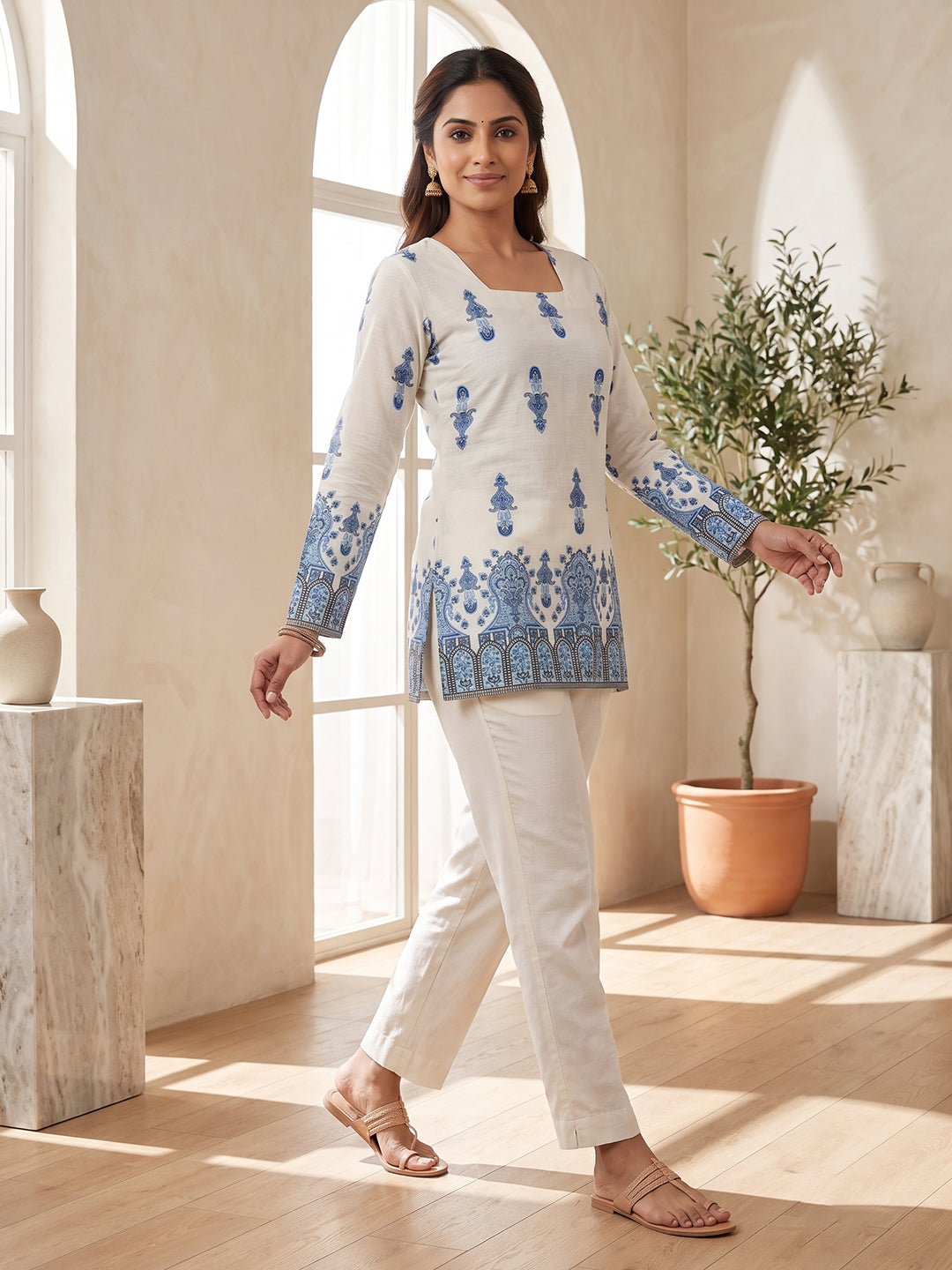 Cotton Kurti - Multi