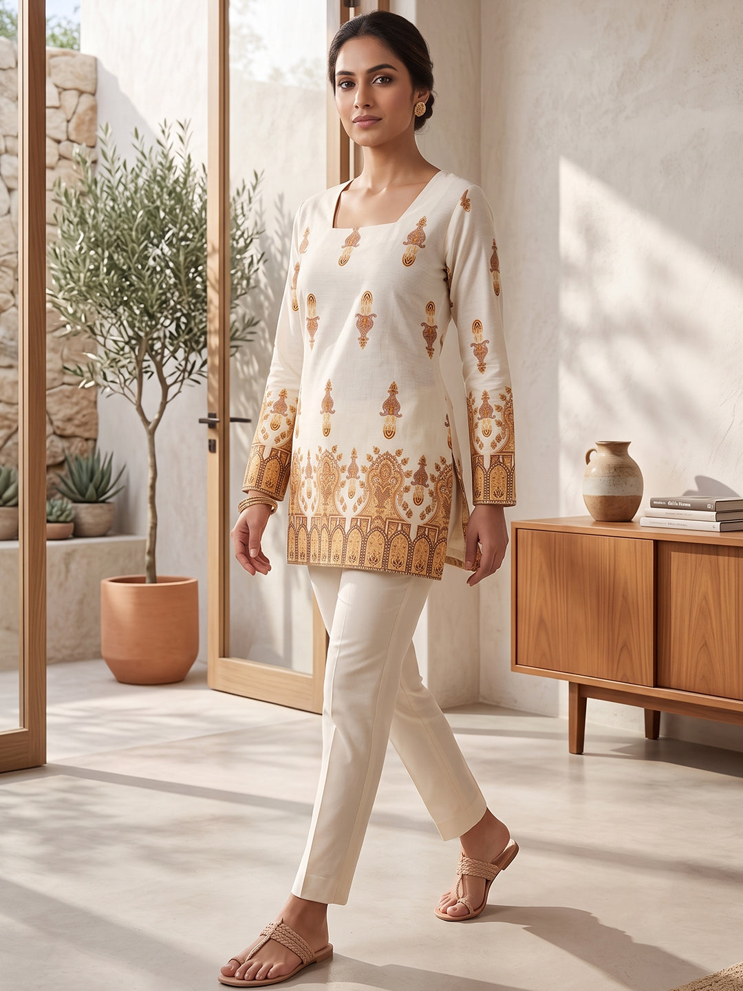 Cotton Kurti - Multi