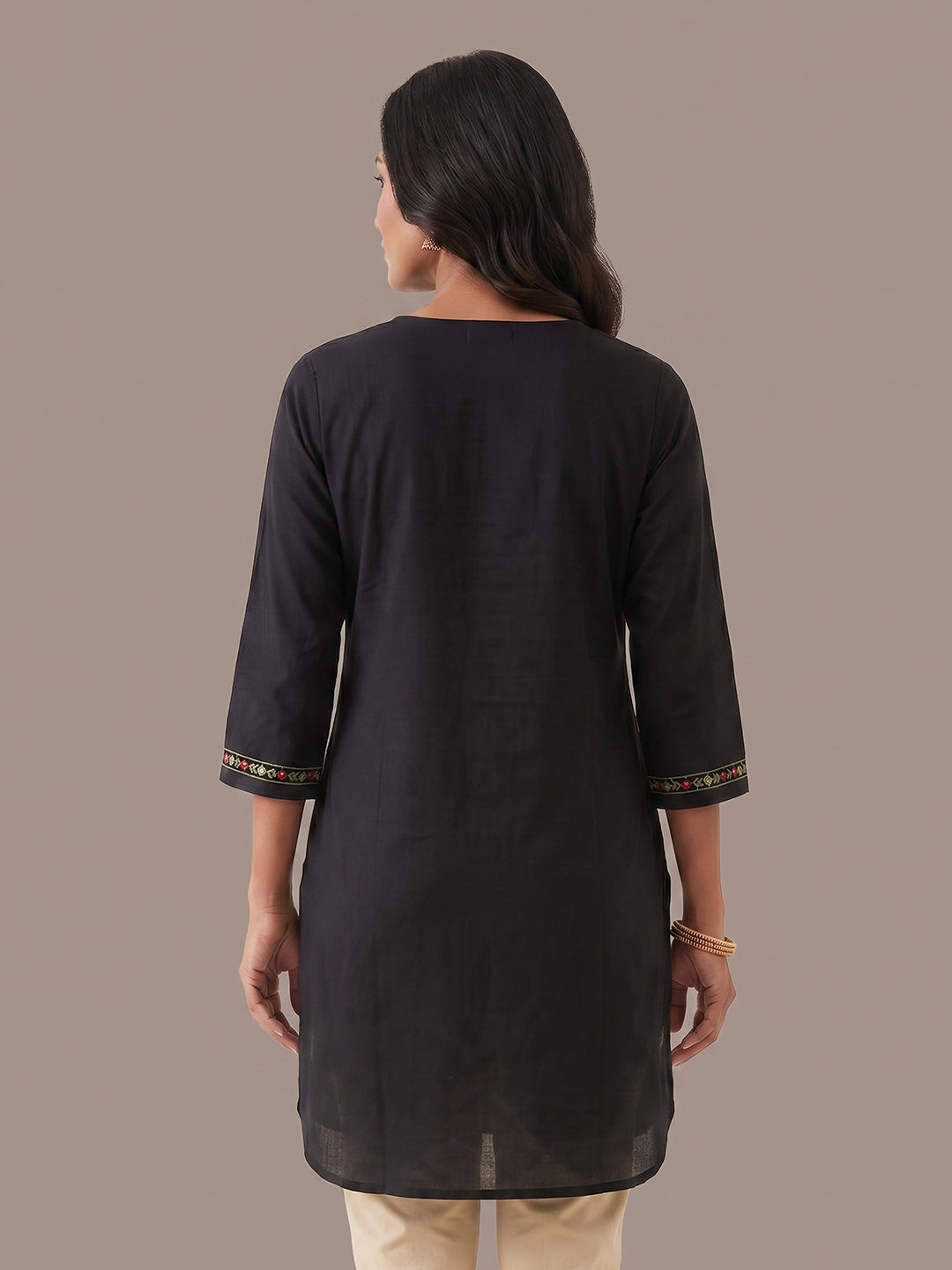 Cotton Kurti - Black