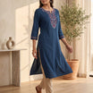 Cotton Kurti - Blue