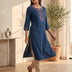 Cotton Kurti - Blue