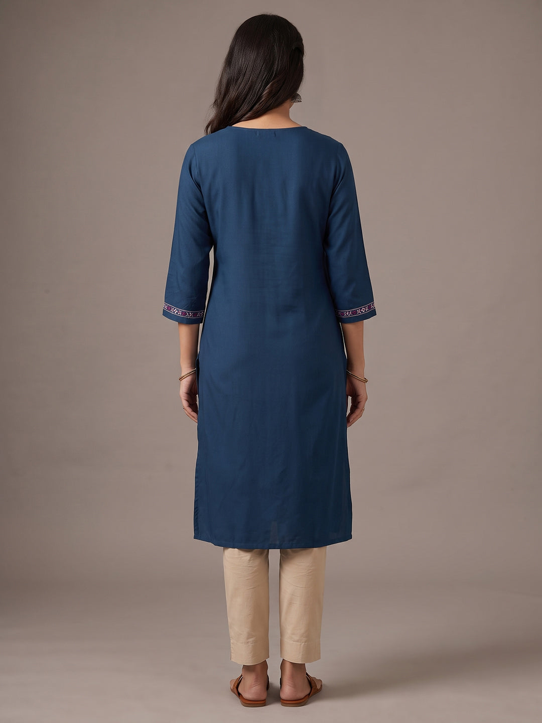 Cotton Kurti - Blue