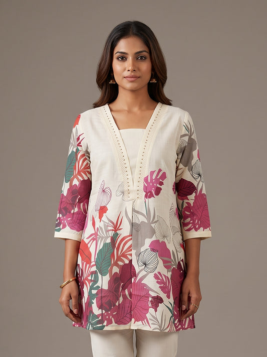 Cotton Kurti - Multi