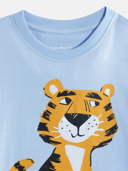 Coolbee Store Kids Boys Clothing Set - Sky Blue (KBSS25CS488) – additional view