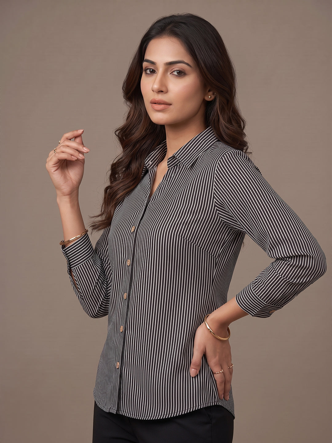 Cotton Shirt - Navy