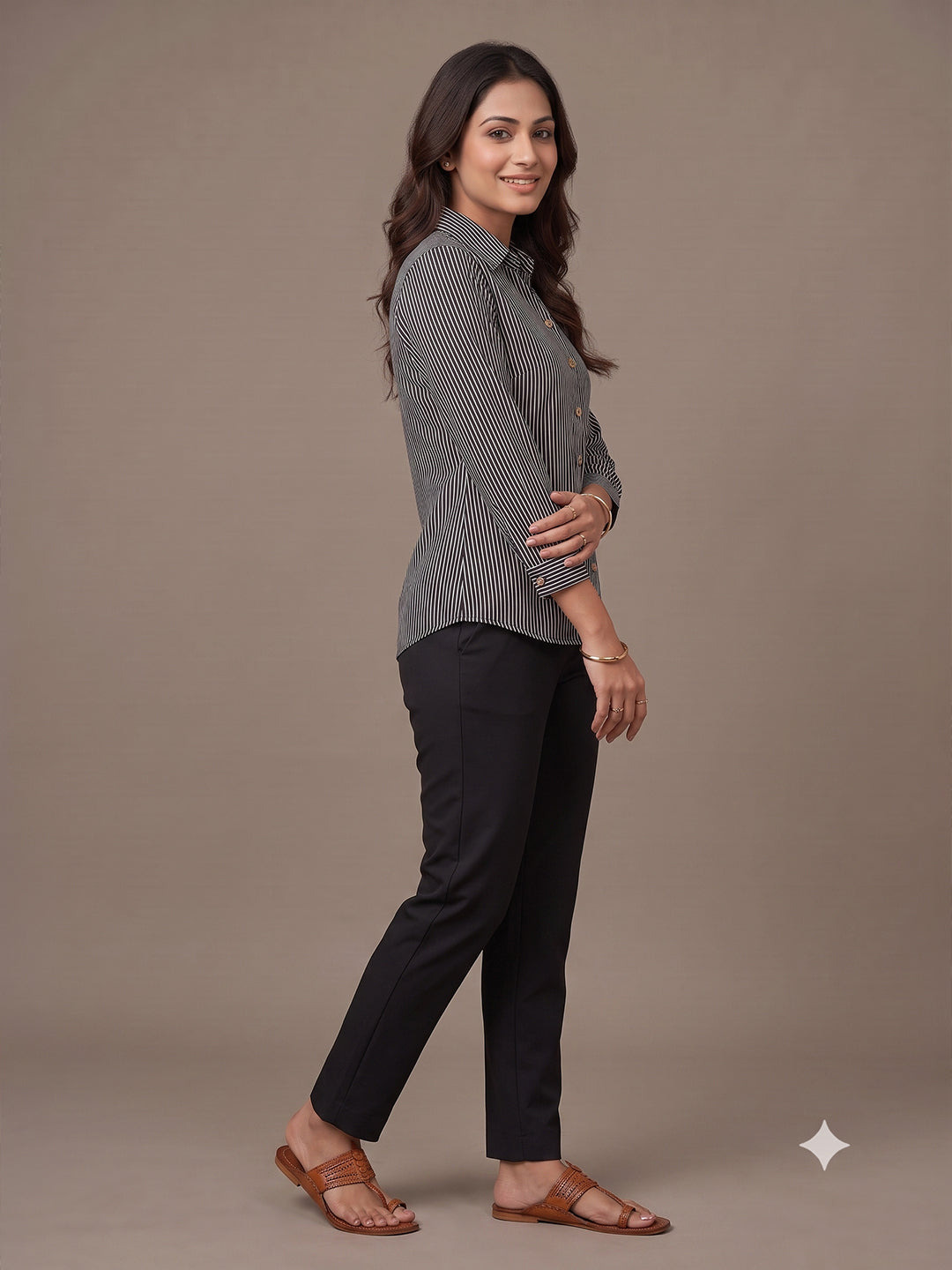 Cotton Shirt - Navy