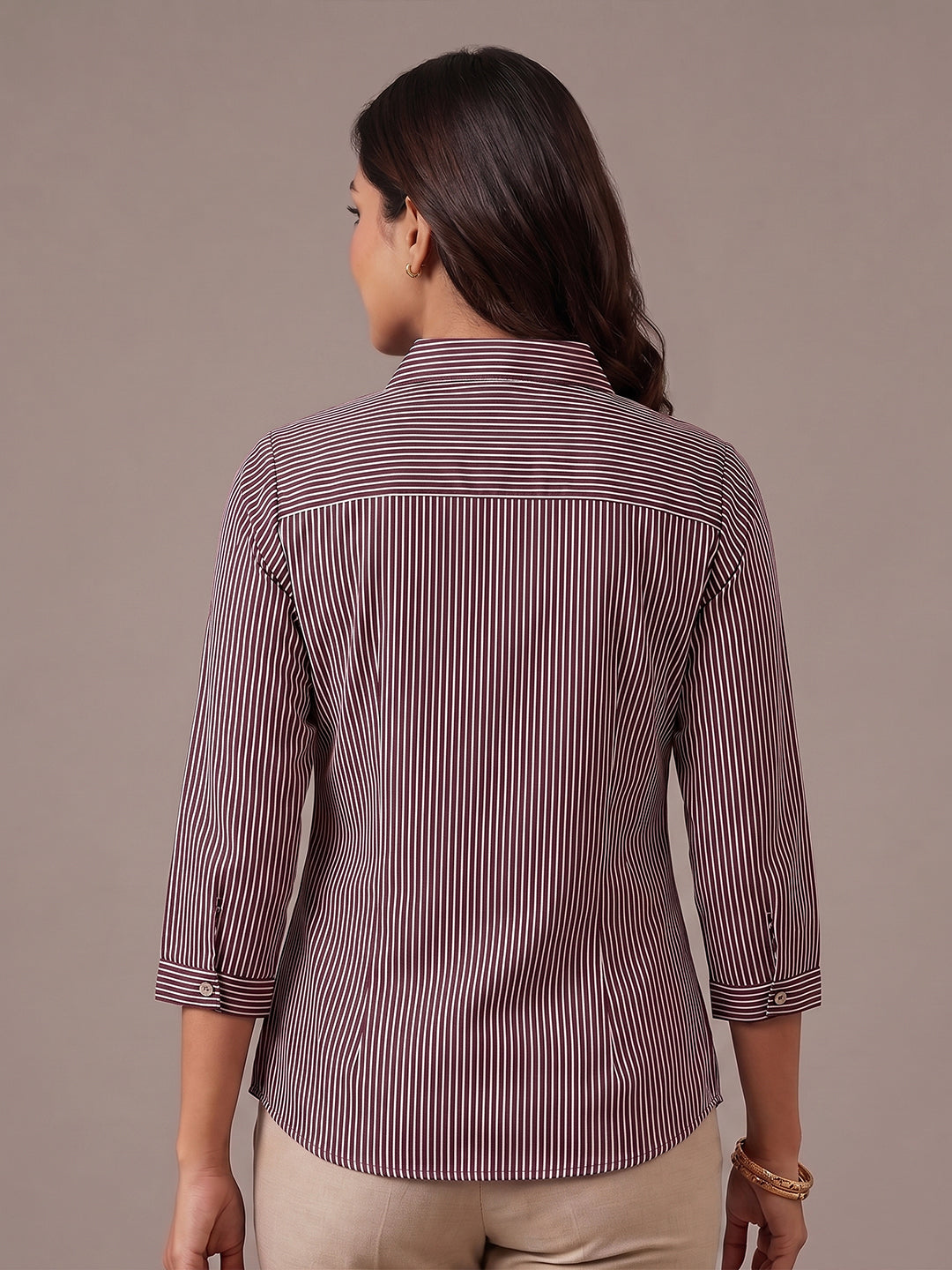 Cotton Shirt - Wine