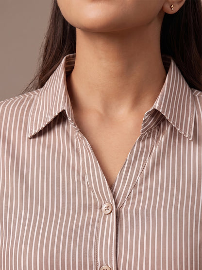Cotton Shirt - Beige