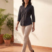 Cotton Shirt - Black