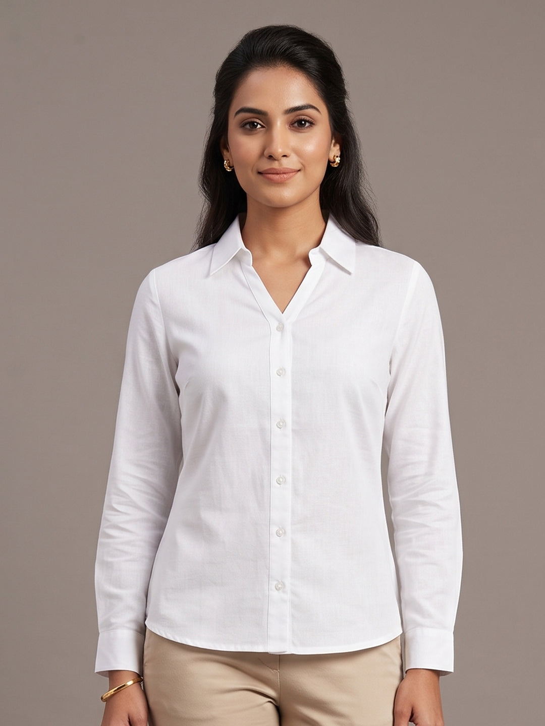 Cotton Shirt - White