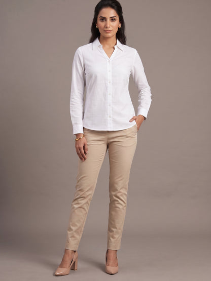 Cotton Shirt - White