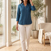 Cotton Shirt - Blue