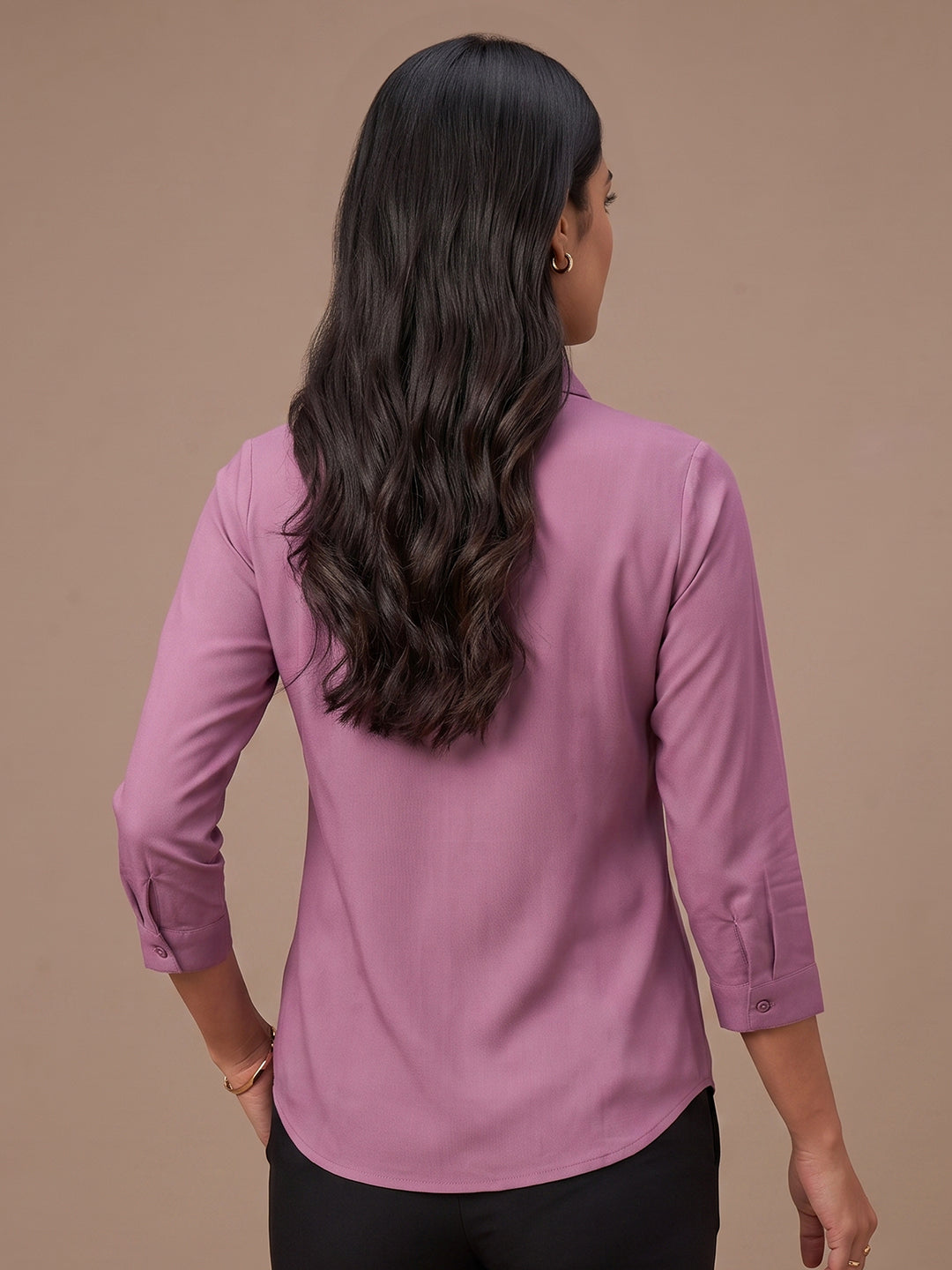 Cotton Shirt - Mauve