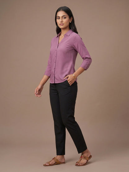 Cotton Shirt - Mauve